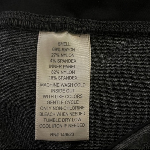 Alexander Jordan Women’s Gray Legging Pants with inner panel plus size 2x - Picture 6 of 6